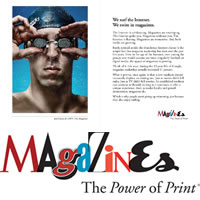 The Power of Print ad campaign